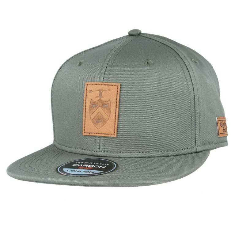 GLADWIN BOND BROWN LOGO PATCH GREEN STRAPBACK CAP