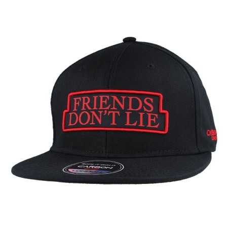 CARBON 212 FRIENDS DON'T LIE BLACK SNAPBACK CAP