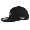 CARBON 212 CREW RUBBER PATCH BLACK STRAPBACK CAP