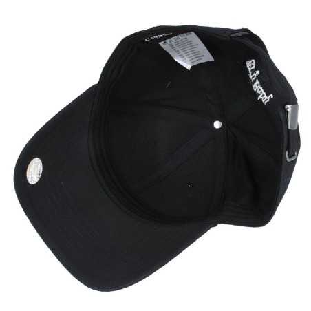 CARBON 212 CREW RUBBER PATCH BLACK STRAPBACK CAP