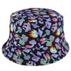 PSYCHEDELIC MUSHROOMS PRINT ALL OVER DESIGN FESTIVAL BUCKET HAT