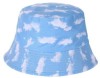 SKY CLOUDS PATTERN ALL OVER DESIGN FESTIVAL BUCKET HAT