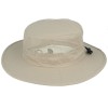 LIGHTWEIGHT WIDE BRIM MESH BEIGE SAFARI FISHERMANS HAT