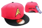 RED STAR TREK STARFLEET ENGINEERING SNAPBACK CAP