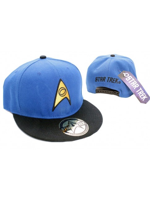 BLUE STAR TREK STARFLEET SCIENCE SNAPBACK CAP