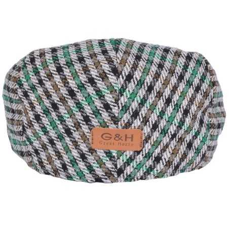 ADULTS G&H TWEED STYLE 965 FLAT CAP