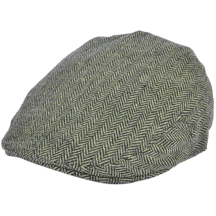 ADULTS G&H TWEED STYLE 925 FLAT CAP