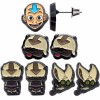 AVATAR THE LAST AIRBENDER APPA 4 PAIRS OF STUD EARRINGS