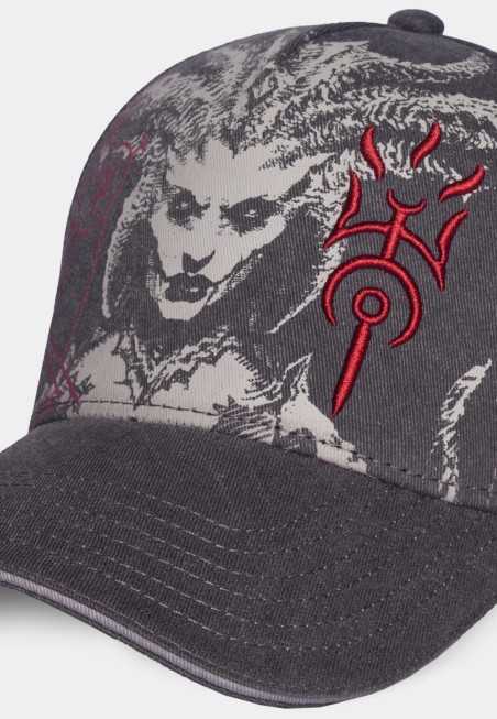 DIABLO IV Lilith Sister Of Mercy BLACK PRINT STRAPBACK BASEBALL CAP