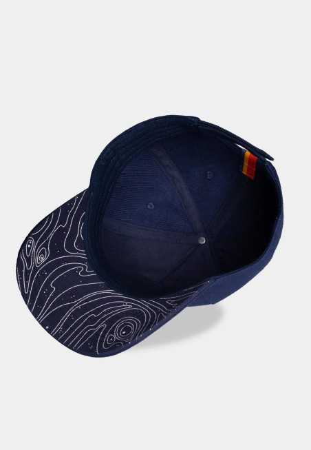 STARFIELD LOGO EMBROIDERY BLUE STRAPBACK BASEBALL CAP