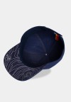 STARFIELD LOGO EMBROIDERY BLUE STRAPBACK BASEBALL CAP