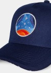 STARFIELD LOGO EMBROIDERY BLUE STRAPBACK BASEBALL CAP