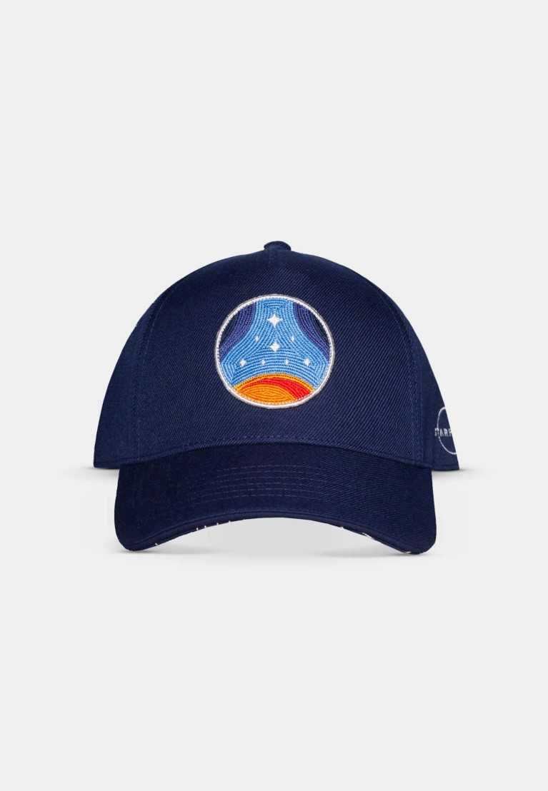 STARFIELD LOGO EMBROIDERY BLUE STRAPBACK BASEBALL CAP