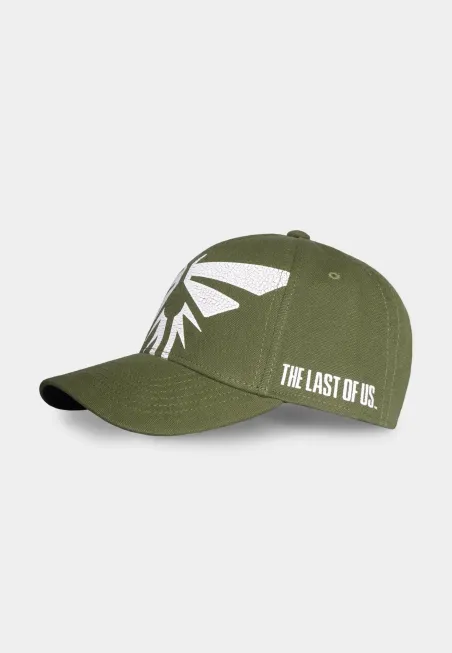 THE LAST OF US FIREFLIES LOGO KHAKI GREEN STRAPBACK BASEBALL CAP