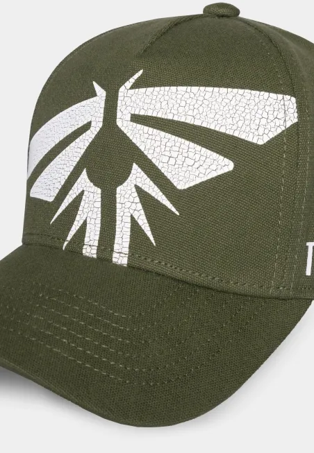 THE LAST OF US FIREFLIES LOGO KHAKI GREEN STRAPBACK BASEBALL CAP