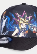 YU-GI-OH SETO KAIBA & YUGI MUTOU ALL OVER PRINT BLACK SNAPBACK BASEBALL CAP HAT