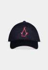 ASSASSIN'S CREED SHADOWS RED LOGO BLACK STRAPBACK BASEBALL CAP