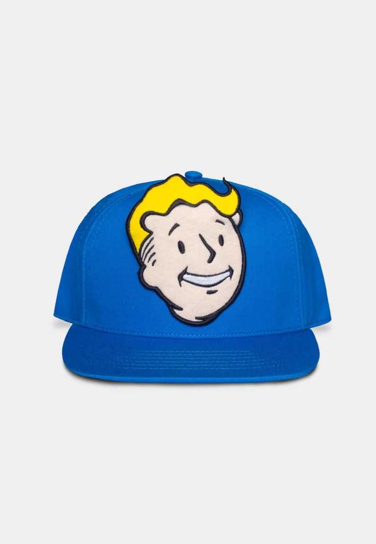 OFFICIAL FALLOUT VAULT BOY BLUE STRAPBACK BASEBALL CAP HAT