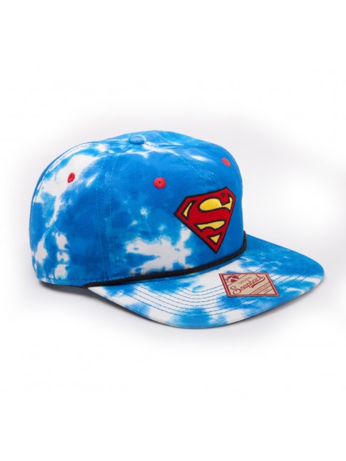 AWESOME DC COMICS CLASSIC SUPERMAN BLUE SNAPBACK CAP