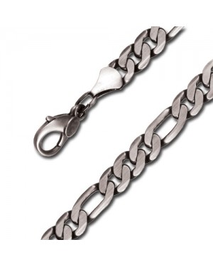 BICO: F32 SILVER PLATED BRASS NECKLACE WITH MATTE FINISH