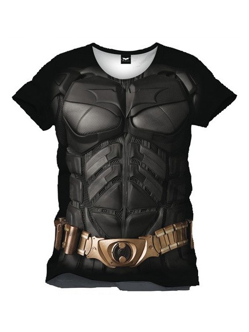 DC Comic Batman Arkham Origins Shield T-Shirt Homme