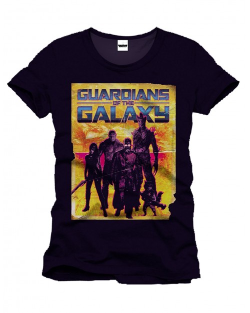 MARVEL'S GUARDIANS OF THE GALAXY ROCKET RACCOON AND GROOT T-SHIRT