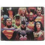 DC COMICS HEROES (SUPERMAN/ BATMAN) VS VILLAINS (THE JOKER/ CHEETAH/ BRAINIAC) BI-FOLD WALLET