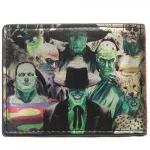 DC COMICS HEROES (SUPERMAN/ BATMAN) VS VILLAINS (THE JOKER/ CHEETAH/ BRAINIAC) BI-FOLD WALLET