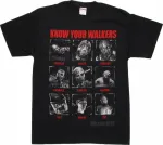 THE WALKING DEAD 'KNOW YOUR WALKERS' ZOMBIES BLACK T-SHIRT