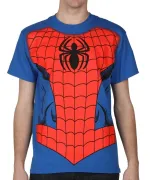 MARVEL'S THE AMAZING SPIDER-MAN RETRO COSTUME BLUE T-SHIRT