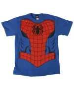 MARVEL'S THE AMAZING SPIDER-MAN RETRO COSTUME BLUE T-SHIRT