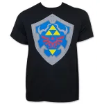 THE LEGEND OF ZELDA: HYLIAN SHIELD BLACK T-SHIRT