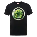 MARVEL COMICS THE INCREDIBLE HULK FIST SYMBOL BLACK T-SHIRT