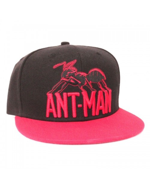 MARVEL COMICS ANT-MAN BLACK & RED SNAPBACK CAP