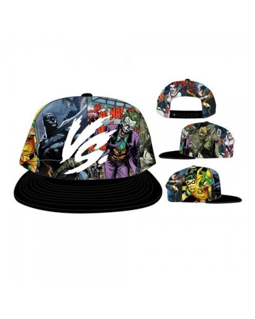 DC COMICS BATMAN VS THE JOKER ALL OVER PRINT SNAPBACK CAP