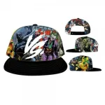 DC COMICS BATMAN VS THE JOKER ALL OVER PRINT SNAPBACK CAP