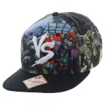 DC COMICS BATMAN VS THE JOKER ALL OVER PRINT SNAPBACK CAP