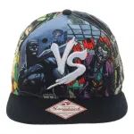 DC COMICS BATMAN VS THE JOKER ALL OVER PRINT SNAPBACK CAP