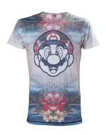 NINTENDO'S SUPER MARIO BRO'S TROPICAL PRINT SUBLIMATION T-SHIRT