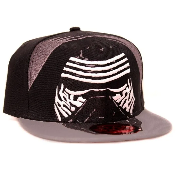 STAR WARS THE FORCE AWAKENS KYLO MASK BLACK COSTUME SNAPBACK CAP 