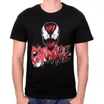 MARVEL'S THE AMAZING SPIDER-MAN CARNAGE FACE BLACK T-SHIRT