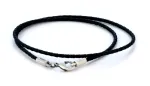 STUNNING BICO 2mm BRAIDED PVC NECKLACE.