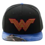 OFFICIAL DC COMICS BATMAN V SUPERMAN WONDER WOMAN SNAPBACK CAP WITH PRINTED VISOR