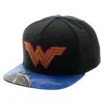 OFFICIAL DC COMICS BATMAN V SUPERMAN WONDER WOMAN SNAPBACK CAP WITH PRINTED VISOR