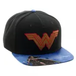 OFFICIAL DC COMICS BATMAN V SUPERMAN WONDER WOMAN SNAPBACK CAP WITH PRINTED VISOR