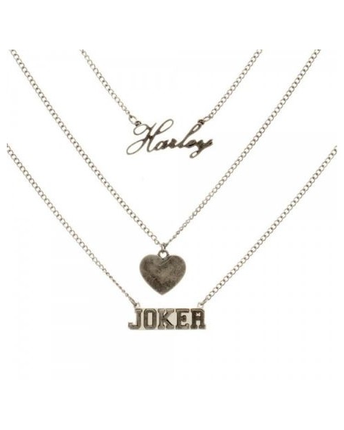 OFFICIAL SUICIDE SQUAD HARLEY QUINN + THE JOKER NECKLACE