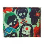 OFFICIAL DC COMICS SUICIDE SQUAD SKULL ICONS PRINTED BI-FOLD WALLET