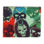 OFFICIAL DC COMICS SUICIDE SQUAD SKULL ICONS PRINTED BI-FOLD WALLET