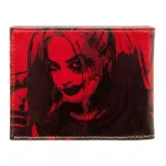 OFFICIAL DC COMICS SUICIDE SQUAD METAL SYMBOL WITH HARLEY QUINN PRINT WALLET