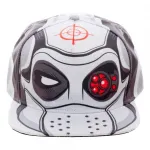 OFFICIAL SUICIDE SQUAD DEADSHOT SUIT UP COSTUME ALL OVER PRINT SNAPBACK CAP